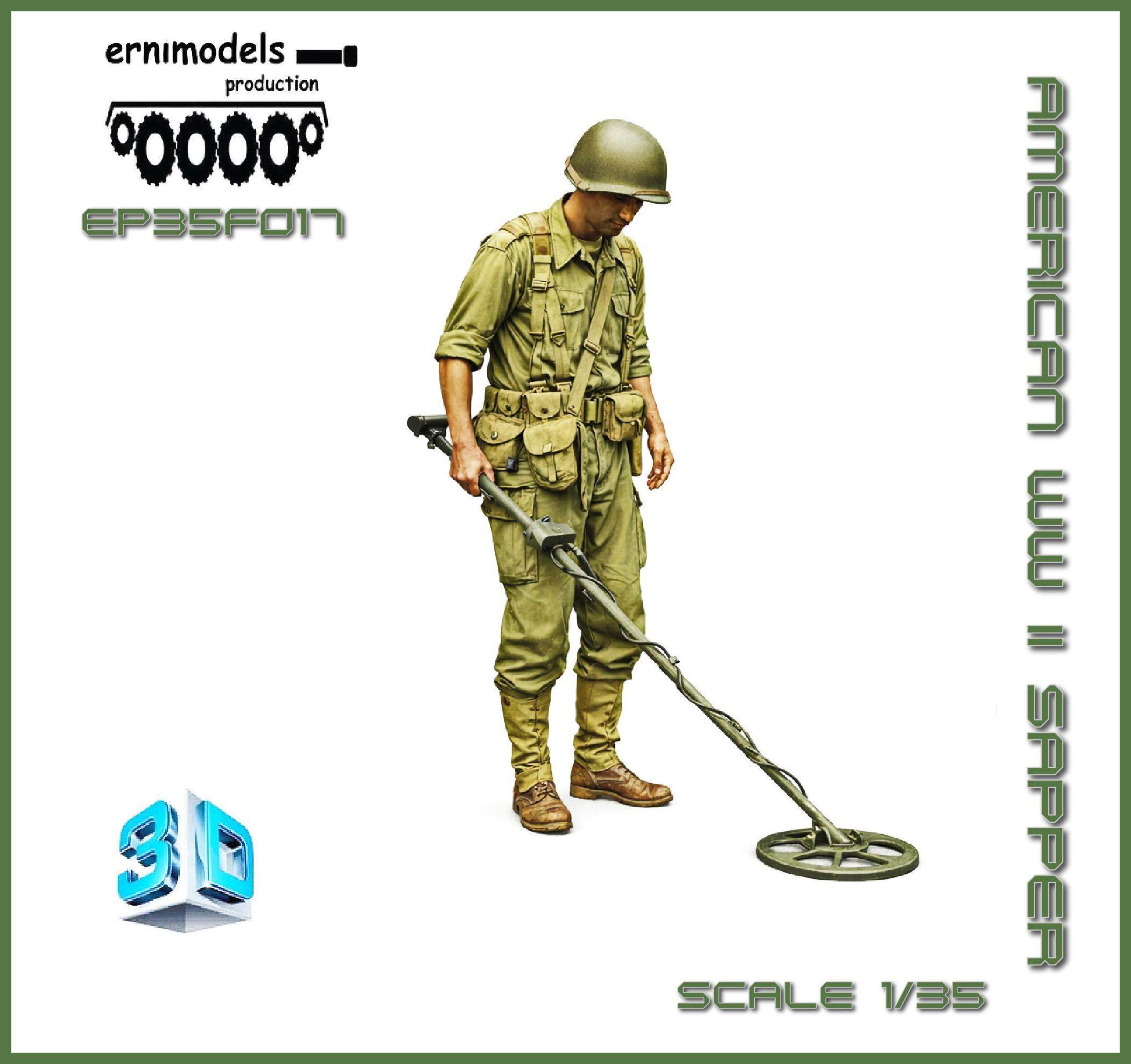 35F017 Figura 3D Saper US Army 