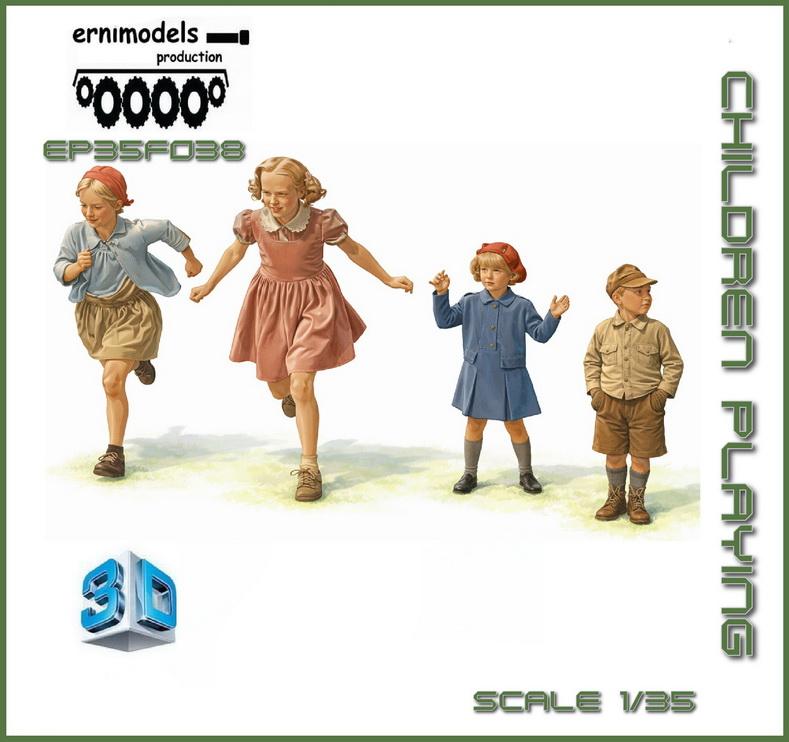 35F038 Figura 3D children playing